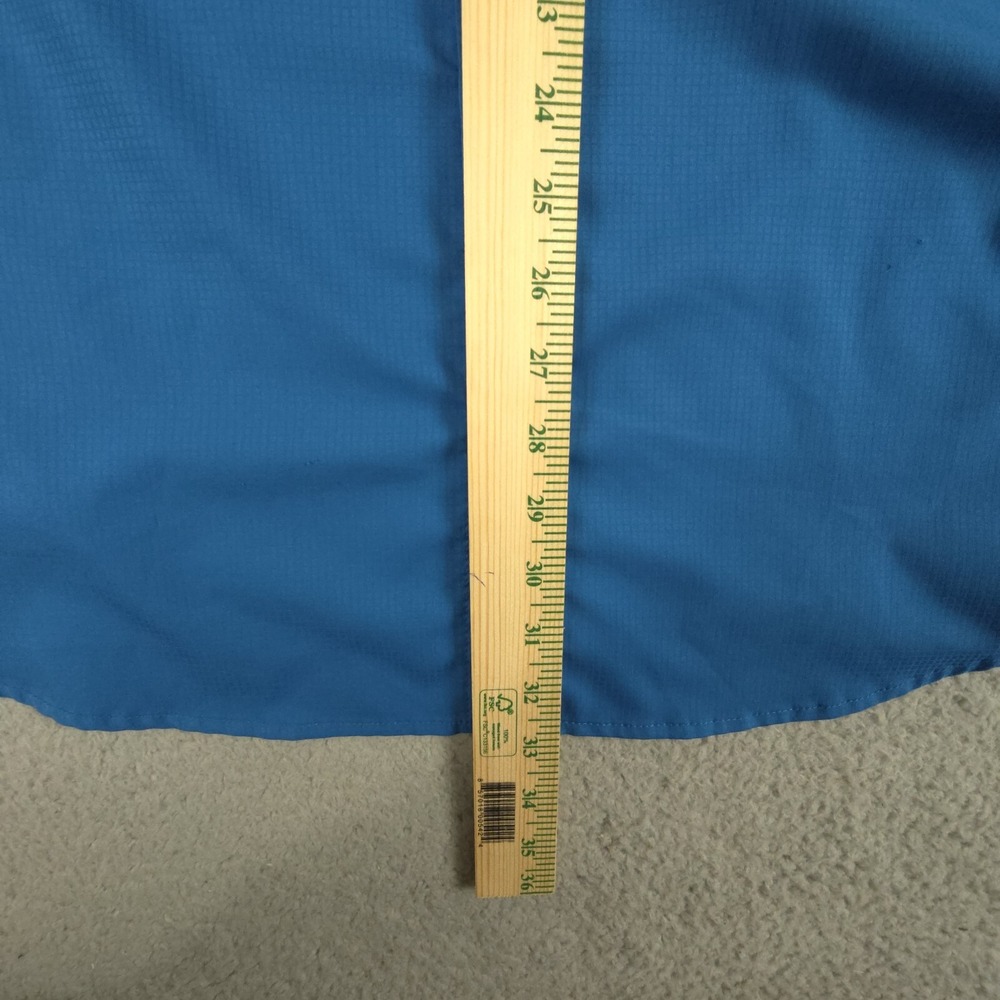Columbia Tamiami PFG Shirt Mens XL Blue Short Sleeve Vented Hiking Fishing - Picture 14 of 15